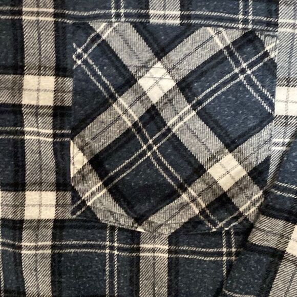 Field & Stream Blue Plaid Flannel Long Sleeve Button Down Shirt Men Size XL - Picture 5 of 9